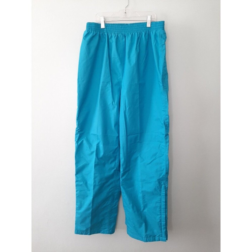 Vtg '85 EDDIE BAUER Teal Ski Windbreaker Athleisure Pants Gore Tex Nylon XL